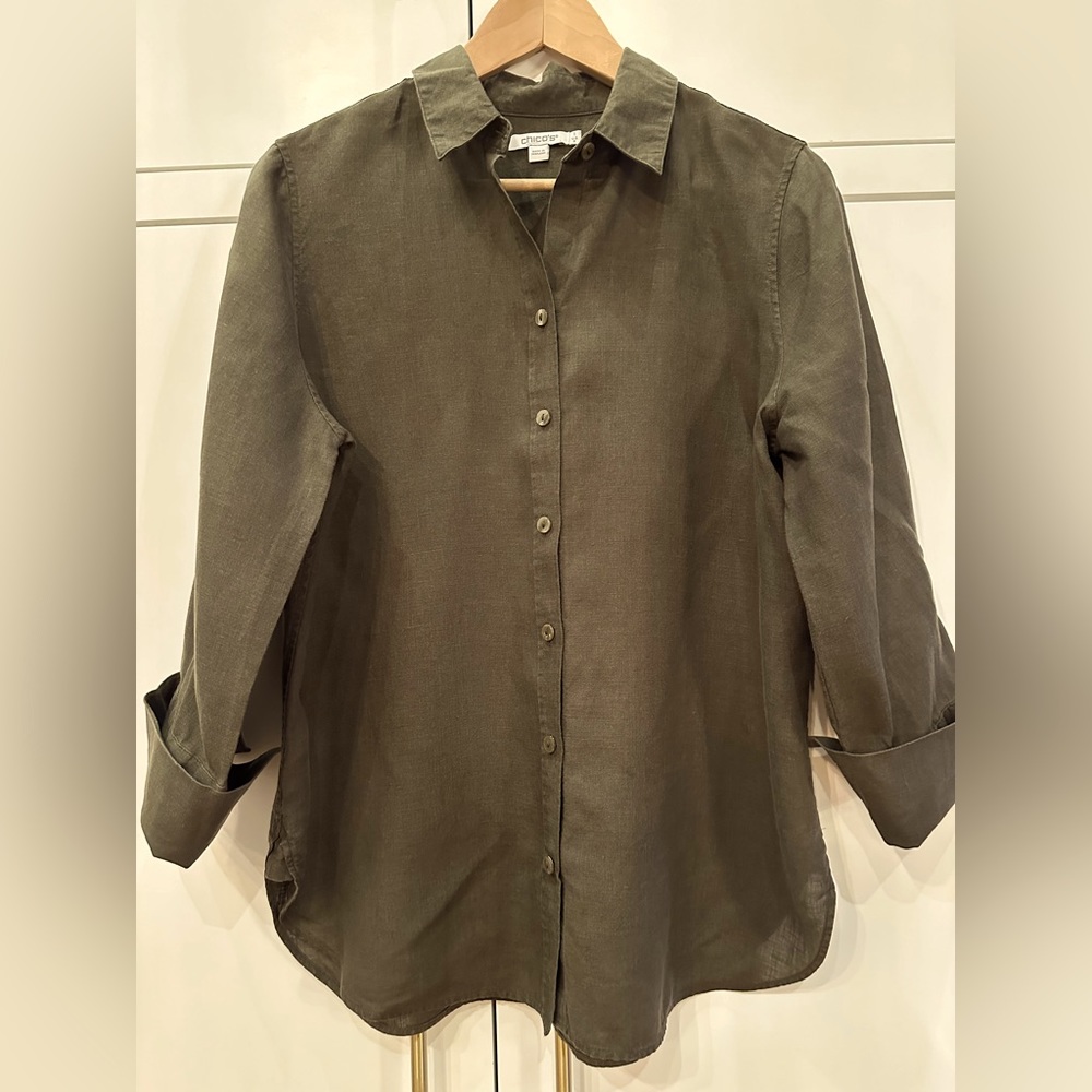 Linen Button down